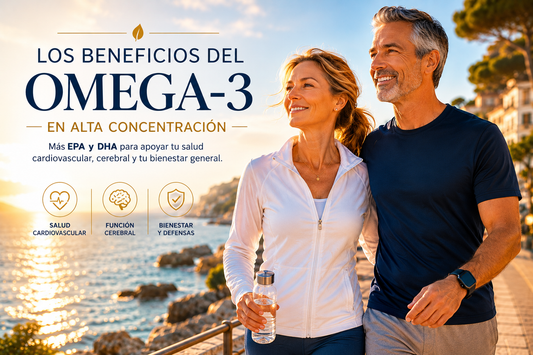 Los beneficios del Omega-3 en alta concentración.